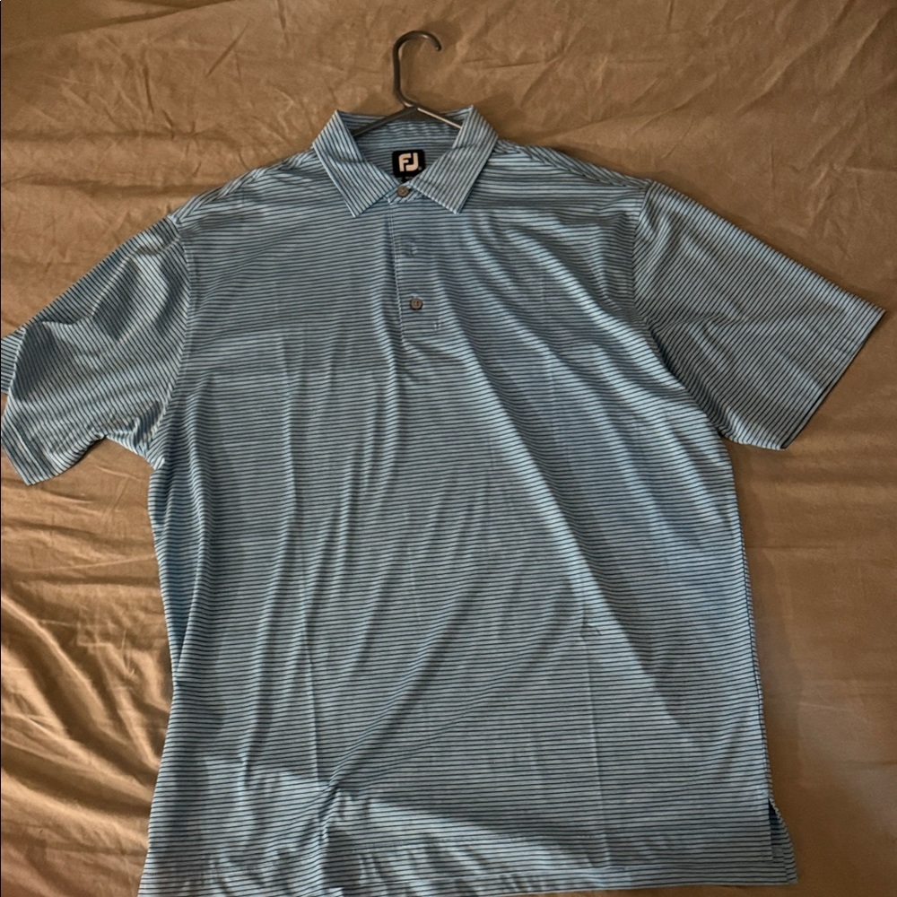 FootJoy Men's Light Blue Polo Shirt